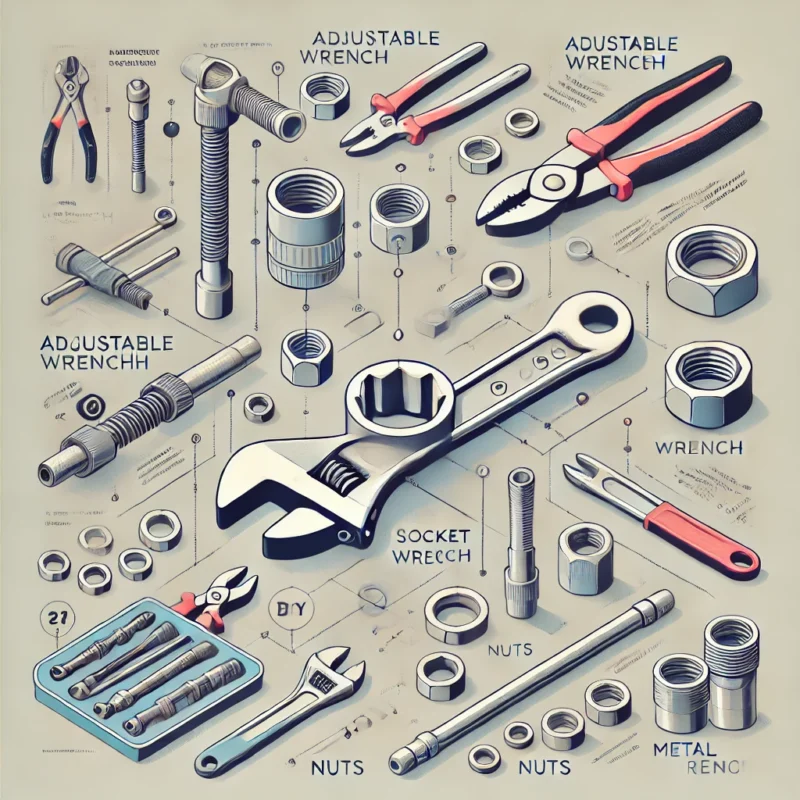 یک اینفوگرافیک که روشهای ساخت آچار بکس دستساز را نمایش دهد.