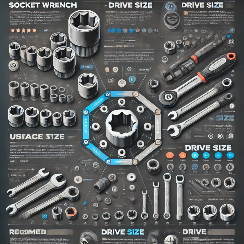یک اینفوگرافیک که راهنمای انتخاب بهترین آچار بکس را نمایش دهد.
